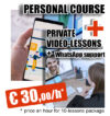 Dutch lessons Private account + one private video lesson + support